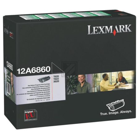 Lexmark Toner-Kartusche Prebate schwarz (12A6860) C-Ware – Bild 3