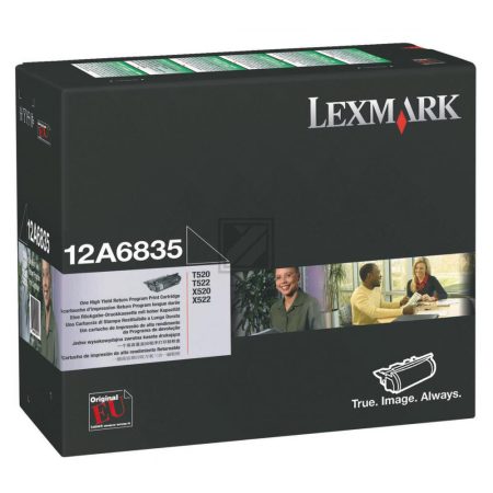 Lexmark Toner-Kartusche Prebate schwarz HC (12A6835) – Bild 3