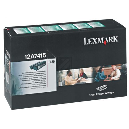 Lexmark Toner-Kartusche Prebate schwarz HC (12A7415) – Bild 3