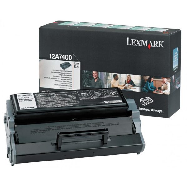 Lexmark Toner-Kartusche Prebate schwarz (12A7400)