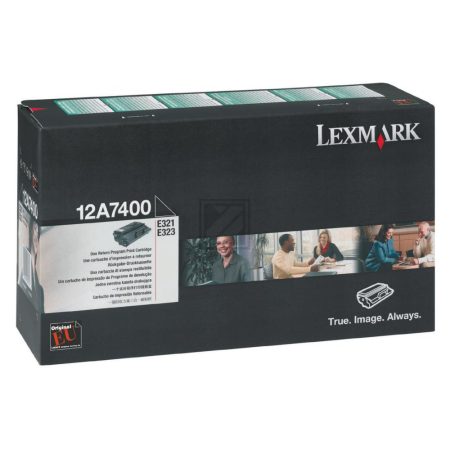 Lexmark Toner-Kartusche Prebate schwarz (12A7400) – Bild 3