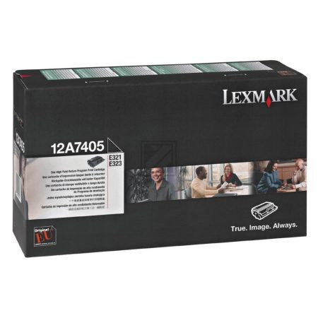 Lexmark Toner-Kartusche Prebate schwarz HC (12A7405) C-Ware – Bild 3
