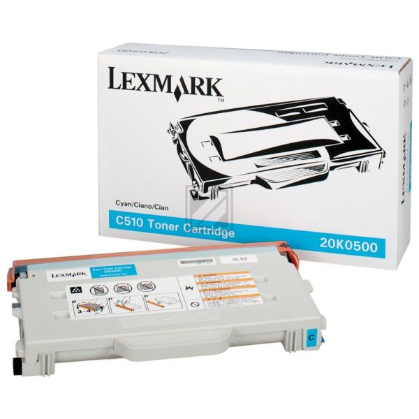 Lexmark Toner-Kartusche cyan (20K0500)