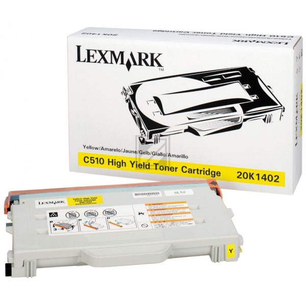 Lexmark Toner-Kartusche gelb HC (20K1402)