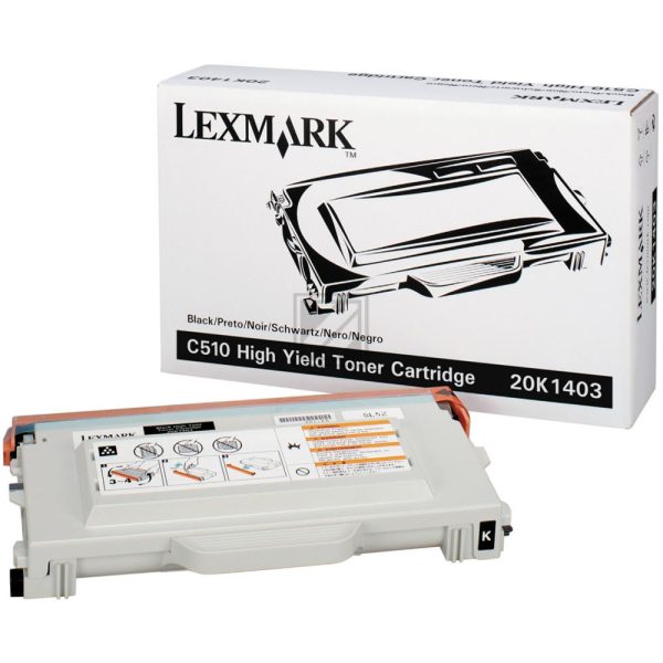 Lexmark Toner-Kartusche schwarz HC (20K1403)