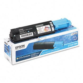 Epson Toner-Kartusche cyan HC (C13S050189, 0189)