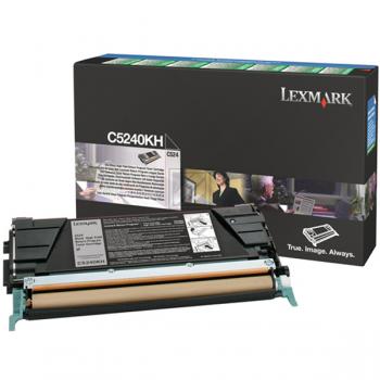 Lexmark Toner-Kartusche Prebate schwarz HC (C5240KH) C-Ware