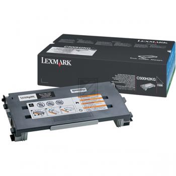 Lexmark Toner-Kartusche schwarz HC (C500H2KG) B-Ware