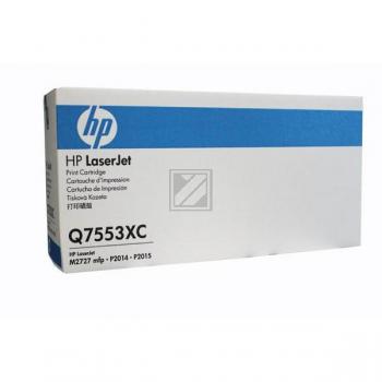 HP Toner-Kartusche Contract (nur für Vertragskunden) schwarz HC (Q7553XC, 53XC)