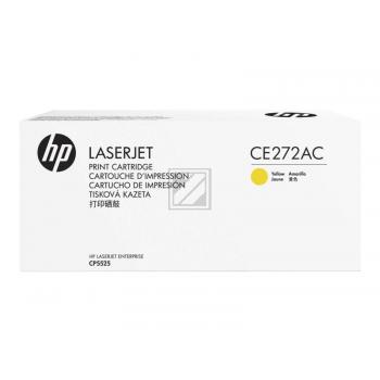 HP Toner-Kartusche Contract (nur für Vertragskunden) gelb (CE272AC, 650AC) B-Ware