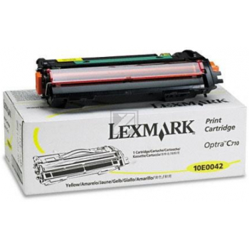 Lexmark Toner-Kartusche gelb (10E0042)