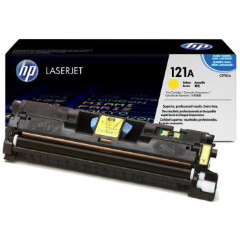 HP Toner-Kartusche gelb (C9702A, 121A) C-Ware