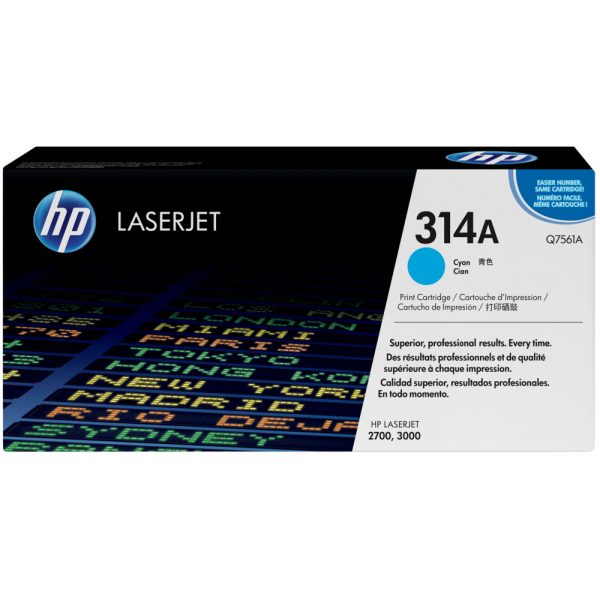 HP Toner-Kartusche cyan (Q7561A, 314A) B-Ware