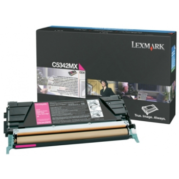 Lexmark Toner-Kartusche magenta HC plus (C5342MX)