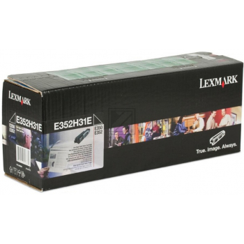 Lexmark Toner-Kartusche Corporate schwarz HC (E352H31E)