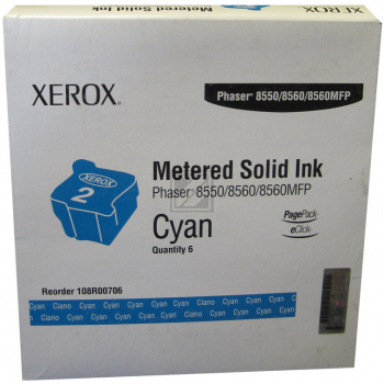 Xerox Colorstix-Pagepack 6 x cyan (108R00706)