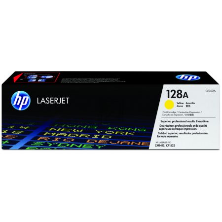 HP Toner-Kartusche gelb (CE322A, 128A) C-Ware