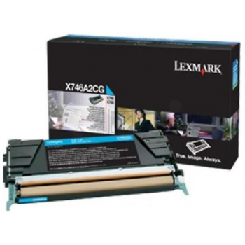 Lexmark Toner-Kit Corporate cyan (X746A3CG)