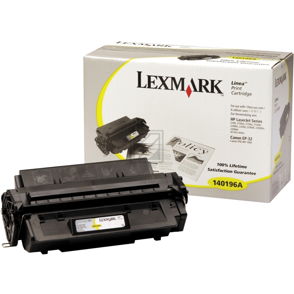 Lexmark Toner-Kartusche schwarz (140196A) ersetzt 96A, EP-32