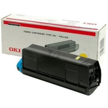 OKI Toner-Kit gelb HC (42127405, TYPE-C6)