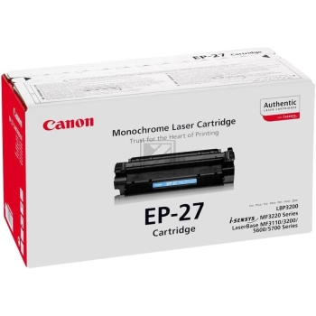 Canon Toner-Kartusche schwarz (8489A002, EP-27) B-Ware – Bild 2