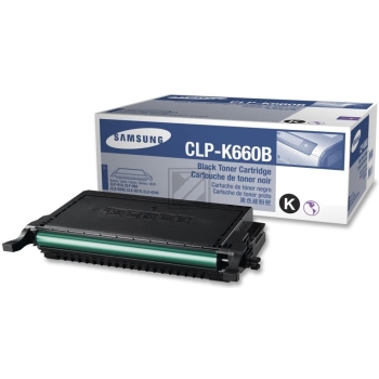 Samsung Toner-Kartusche schwarz HC (CLP-K660B, 660)