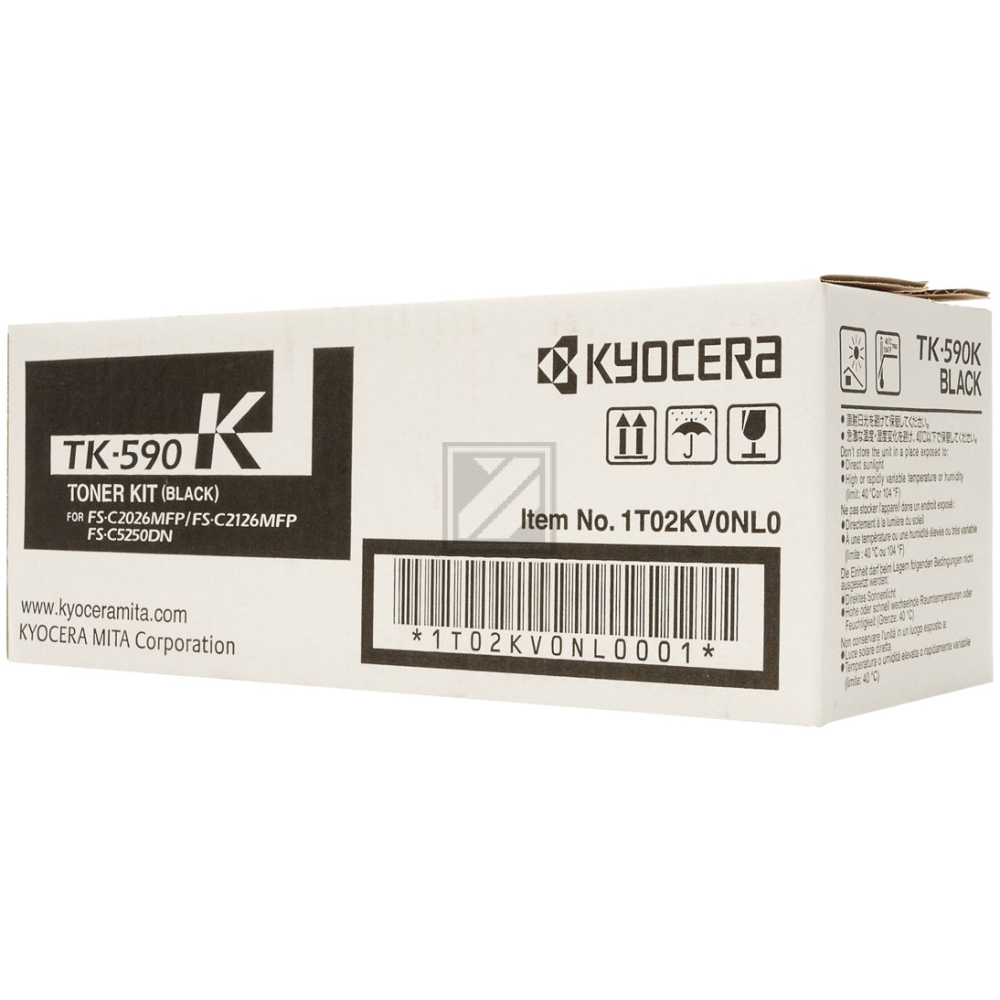 Kyocera Toner-Kit schwarz (1T02KV0NL0, TK-590K) – Bild 2
