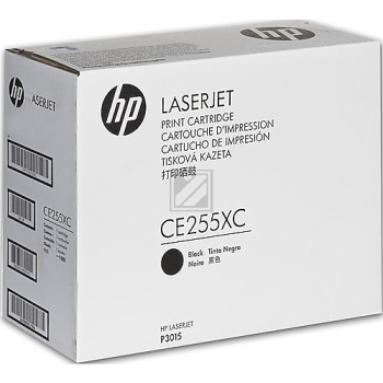 HP Toner-Kartusche Contract (nur für Vertragskunden) schwarz (CE255XC, 55XC)